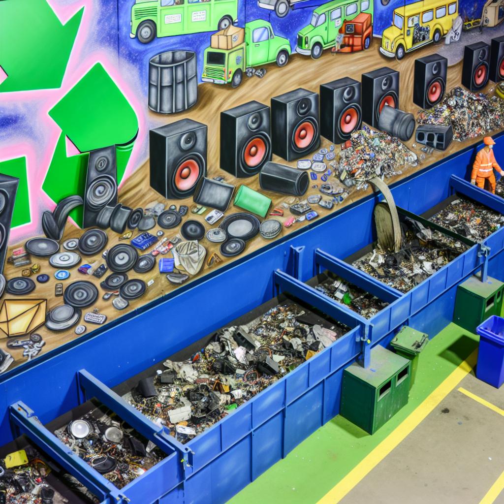 Recycle speakers and electronic waste